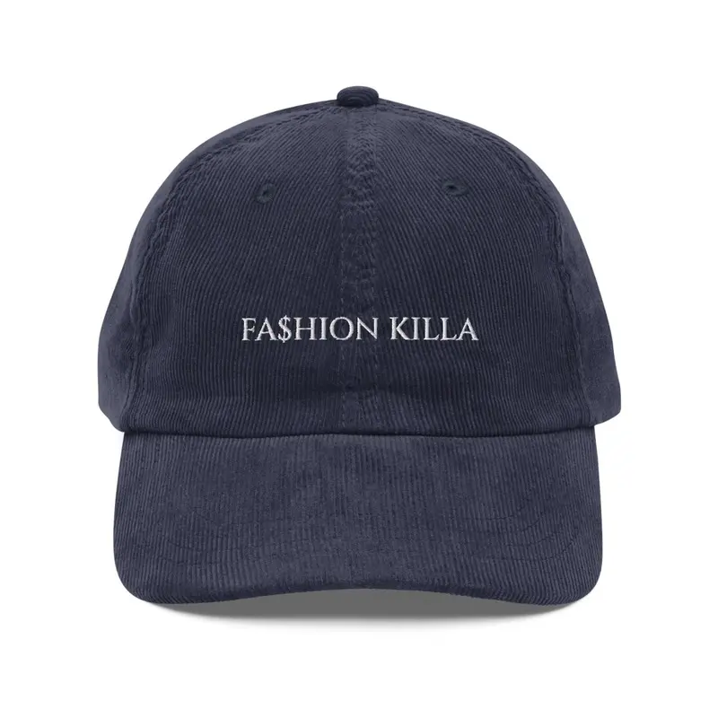 Vintage Corduroy Fashion Killa Cap